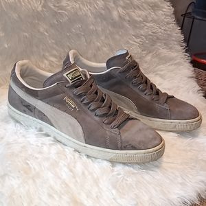 Puma Y2K Old School Suede Gray Sneakers Sz. 8.5